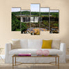 The Iguassu  Falls is one of the largest masses in Paraguay and Argentina Multi panel canvas wall art