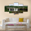 The Iguassu  Falls is one of the largest masses in Paraguay and Argentina Multi panel canvas wall art