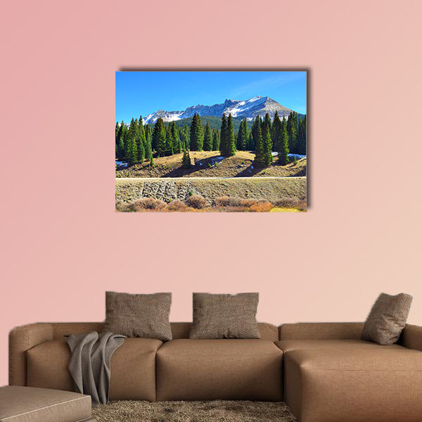 Mountains of Colorado during fall multi panel canvas wall art