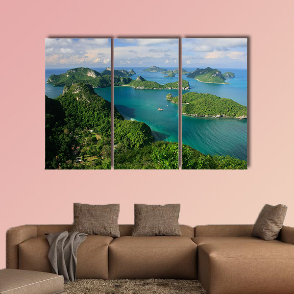 Ang Thong National Marine Park, Thailand multi panel canvas wall art