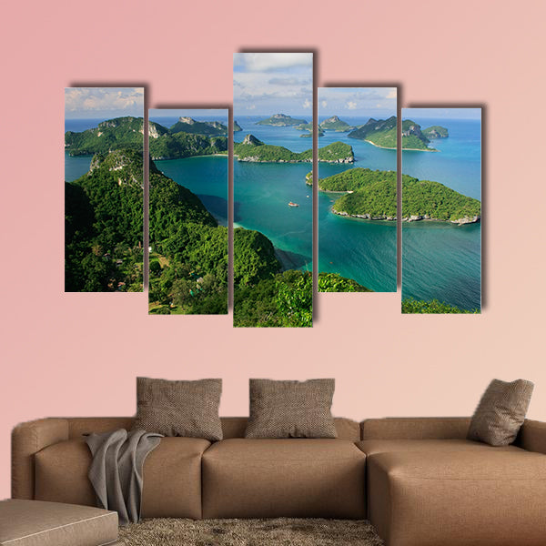 Ang Thong National Marine Park, Thailand multi panel canvas wall art