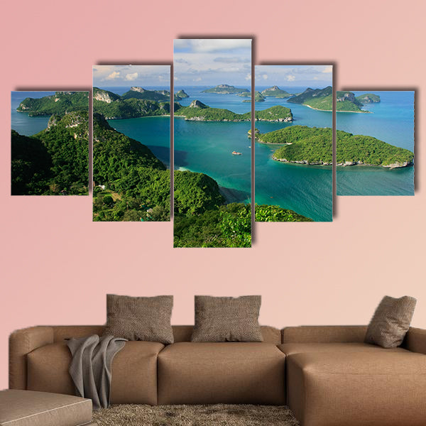 Ang Thong National Marine Park, Thailand multi panel canvas wall art