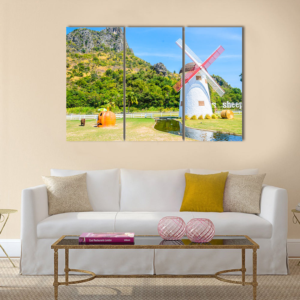 Windmill Multi panel canvas wall art