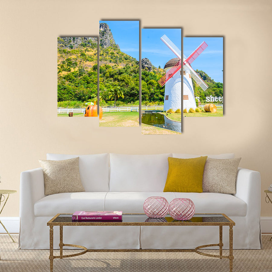 Windmill Multi panel canvas wall art