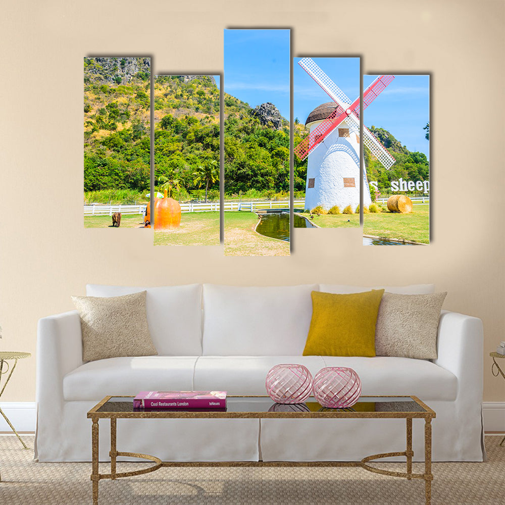 Windmill Multi panel canvas wall art