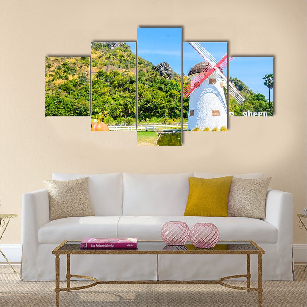 Windmill Multi panel canvas wall art