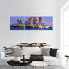 Singapore Skyline Panoramic Canvas Wall Art