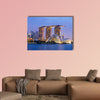 Singapore Skyline multi panel canvas wall art