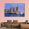 Singapore Skyline multi panel canvas wall art