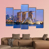 Singapore Skyline multi panel canvas wall art