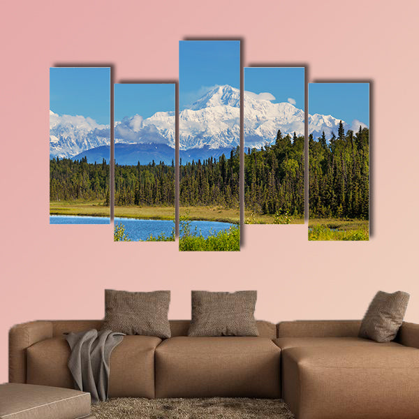 McKinley peak Multi panel canvas wall art