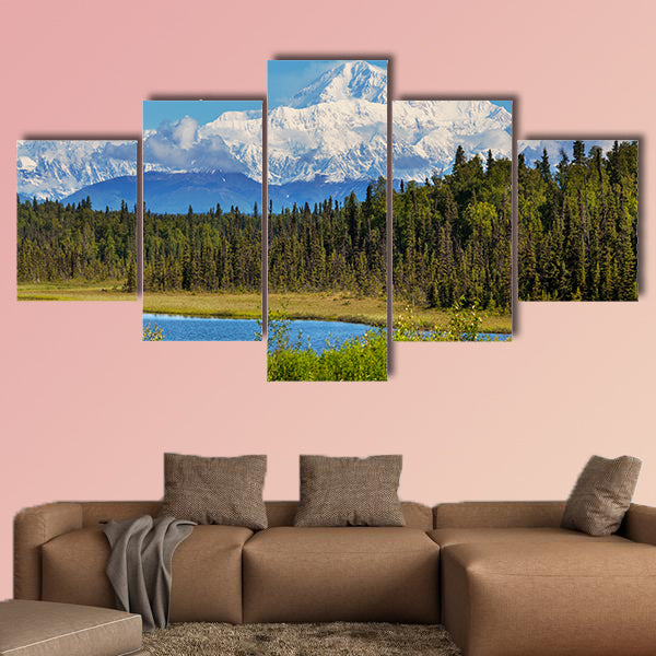 McKinley peak Multi panel canvas wall art