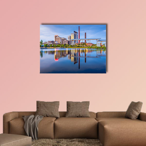 Birmingham, Alabama, USA city skyline multi panel canvas wall art