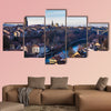 Bern old city view, historical center in morning multi panel canvas wall art