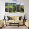 Traditional houses of Navala village Multi panel canvas wall art