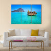 View from the Indian ocean, Island of Mauritius Multi panel canvas wall art