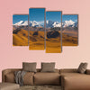 Peaks of the Himalayas poke through the beautiful natural landscape multi panel canvas wall art