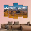 Peaks of the Himalayas poke through the beautiful natural landscape multi panel canvas wall art