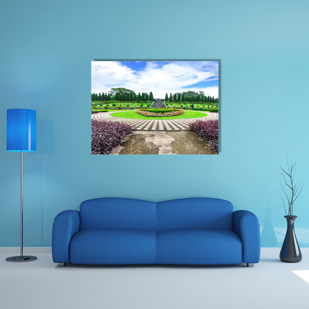 The Garden Flowers In The Chiang Rai, Thailand Multi Panel Canvas Wall Art