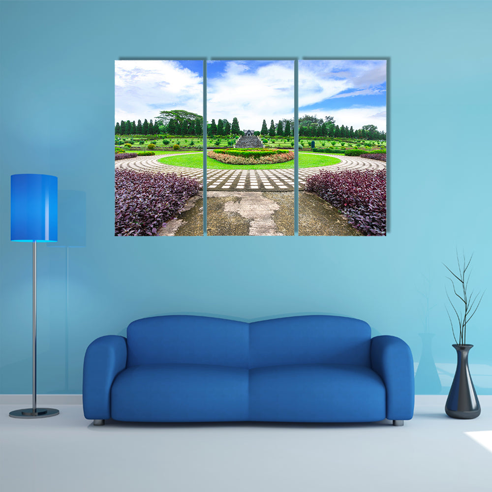 The Garden Flowers In The Chiang Rai, Thailand Multi Panel Canvas Wall Art