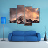 Mountain of the Santa Cruz Trek, Cordillera Blanca, Peru South America Multi Panel Canvas Wall Art