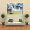 Beautiful Dray Nur waterfall in Vietnam Panorama Multi panel canvas wall art