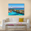 Visitors in Marine park EILAT, ISRAEL Multi Panel Canvas Wall Art