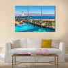 Visitors in Marine park EILAT, ISRAEL Multi Panel Canvas Wall Art