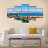 Visitors in Marine park EILAT, ISRAEL Multi Panel Canvas Wall Art