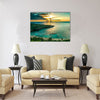 Sunrise over Hanauma Bay on Oahu Multi Panel Canvas Wall Art