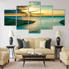 Sunrise over Hanauma Bay on Oahu Multi Panel Canvas Wall Art