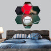 table tennis hexagonal canvas wall art