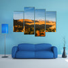 Ait Benhaddou Ksar Kasbah, Morocco, Africa, in sunset multi panel canvas wall art