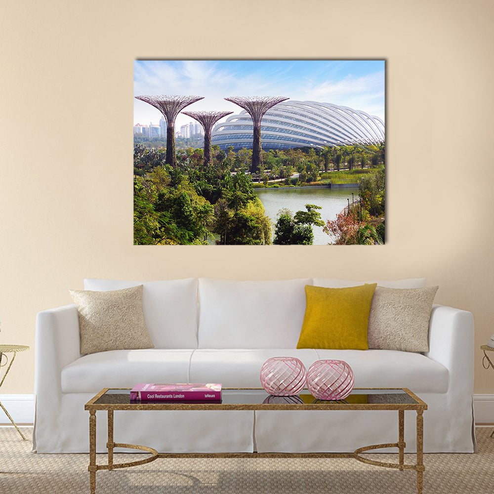 The Supertree Grove at Gardens by the Bay, Multi Panel Canvas Wall Art