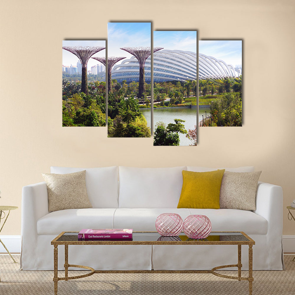 The Supertree Grove at Gardens by the Bay, Multi Panel Canvas Wall Art