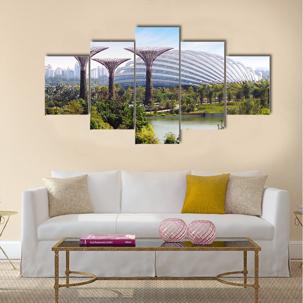 The Supertree Grove at Gardens by the Bay, Multi Panel Canvas Wall Art