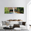 Hawaii Rainbow Falls Panoramic Canvas Wall Art