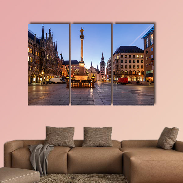 Old Town Hall and Marienplatz in the Morning, Germany wall art