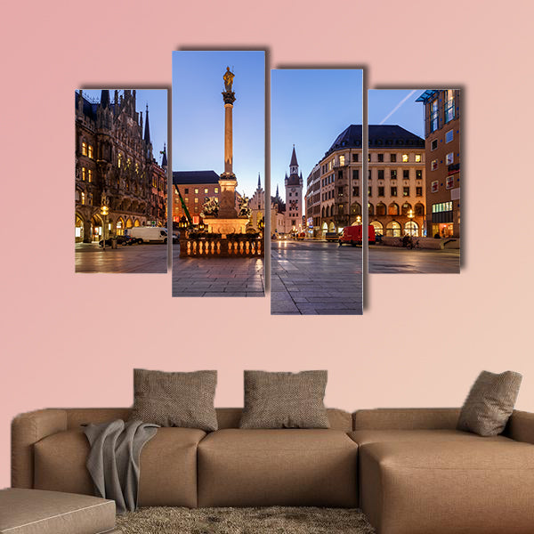 Old Town Hall and Marienplatz in the Morning, Germany wall art