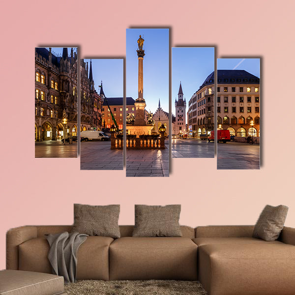 Old Town Hall and Marienplatz in the Morning, Germany wall art