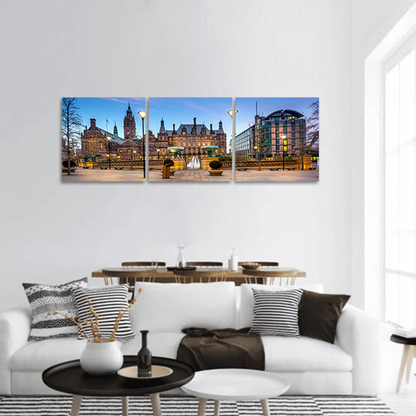 Sheffield Town Hall is a building in the City of Sheffield, panoramic canvas wall art