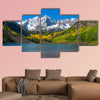 Autumn at Maroon Bells multi panel canvas wall art