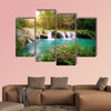 Deep forest waterfall National Park island of Siquijor, Philippines multi panel canvas wall art