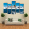 Cruise liner in Antarctica Multi panel canvas wall art