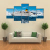 Cruise liner in Antarctica Multi panel canvas wall art