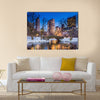 Gapstow bridge in winter, Central Park New York City Multi panel canvas wall art