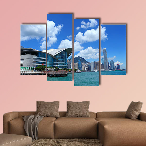 Wan Chai in Hong Kong multi panel canvas wall art