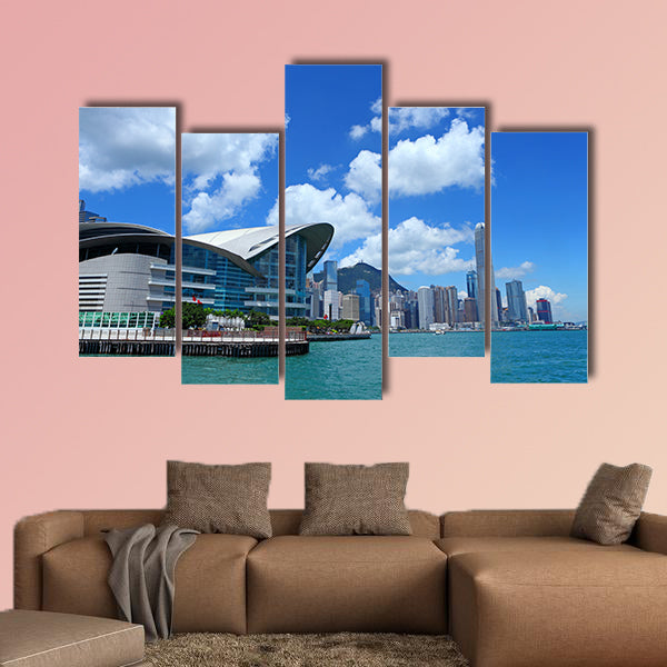 Wan Chai in Hong Kong multi panel canvas wall art