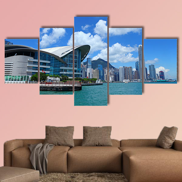Wan Chai in Hong Kong multi panel canvas wall art