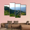 Road in the mountains. Africa, Ethiopia. Multi panel canvas wall art